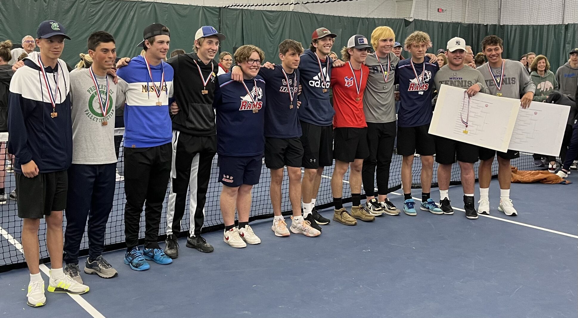 State BC boys doubles placers